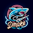 do make neon shark buel logo design