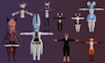do custom 3d modeling, rigging, texturing in blender