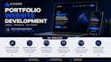 design and develop a professional portfolio website