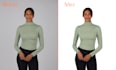 remove wrinkle apparel fashion model retouch