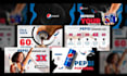design a premium pitch deck powerpoint presentation