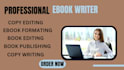 professionally copy edit book publishing book editing ebook formating