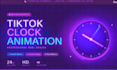 create animated clock countdown timer for  instagram reels