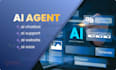 develop ai website with ai agent, ai chatbot, ai saas, gpt app integration