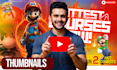 design catchy youtube gaming thumbnails