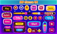 create 2d game ui ux graphics design for you