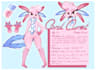 draw a ref sheet for your character