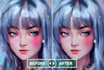 professionally enhance and restore blurry images