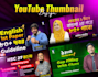 design attractive clickbait amazing youtube thumbnail