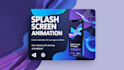create app splash screen welcome animation in lottie json
