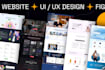do figma website ui ux design
