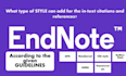 add, manage, find, convert references  with endnote  to various styles