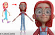 create 3d character stylized cartoon animation ready assets