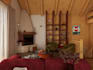 do interior decor plan with 3d model, 4k render and moodboard with shopping list