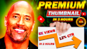design best amazing eye catchy youtube thumbnail in 3 hours