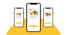 design mobile app splash screen and onboarding screens
