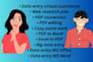 fast and perfect data entry work