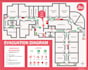 design fire emergency evacuation plan, map, diagram