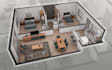 convert your 2d plan into 3d floor plan