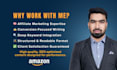write SEO optimized amazon affiliate articles that rank and drive sales