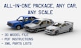 design any car into a lego moc
