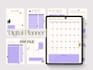 create digital journal, hyperlinked planner, editable PDF