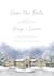 design wedding invitation with a venue illustration