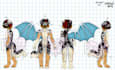 a reference sheet of your character