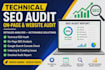 do technical SEO audit on page and website audit
