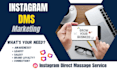 provide targeted instagram dms or direct messaging service using manual outreach