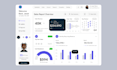 design modern dashboard, CRM and admin panel UI UX design