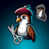 do, make, style, quail, bird, mascot logo design