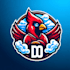 do, awesome, modern, cardinal, sky, mascot logo