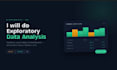 do exploratory data analysis and excel dashboards