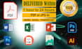 do pdf document editable with any correction