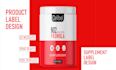 design premium product label and packaging for supplements and bottles