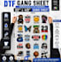 create a professional dtf gang sheet for custom apparel printing
