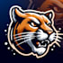 do, modern, style, creative, cougar, head, mascot, logo