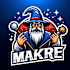 do, make, modern, style, wizard, e sport, mascot logo design