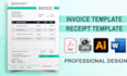 design a professional editable invoice template for your business