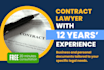 be your lawyer for agreements, contracts, legal documents, terms and conditions