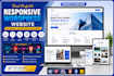 convert PSD, figma, xd, PDF, or HTML to a responsive wordpress website
