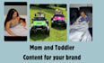 create authentic ugc family and toddler content