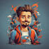 do amazing cartoon t shirt design