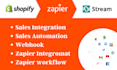 setup and fix zapier zap integromate automation webhook pubbly