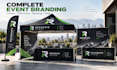 design canopy tent table cover and trade show branding