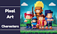 create video games pixel art sprites pokemon