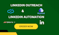 do linkedin outreach automation on expandi skylead taplio