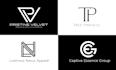 design clever initial letters, monogram logo