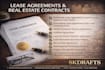 draft lease agreements, rental contracts, and real estate contracts at low cost